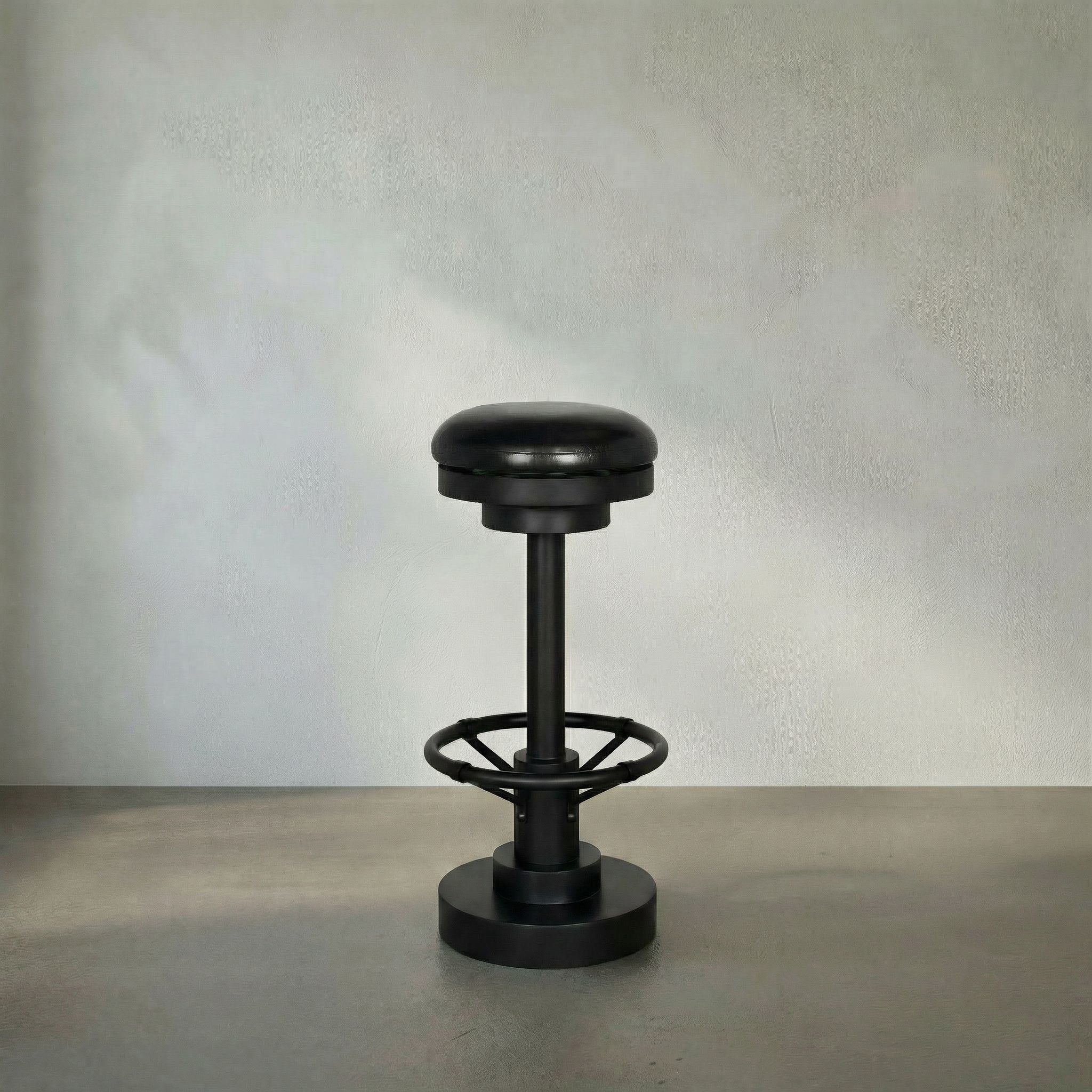 Brisbane 30.5 inch Matte Black Bar Stool, Swivel
