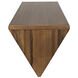 Tetramo 80 X 32 inch Dark Walnut Desk