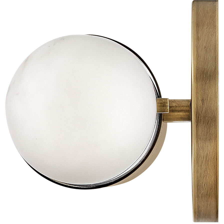 Ibiza LED 16 inch Heritage Brass Bath Light Wall Light
