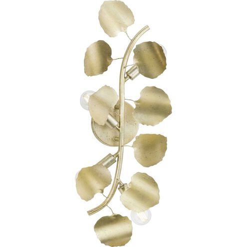 Laurel 4 Light 9 inch Gilded Silver Wall Bracket Wall Light, Design Series