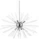 Utopia 9 Light 32 inch Polished Chrome Pendant Chandelier Ceiling Light, Large