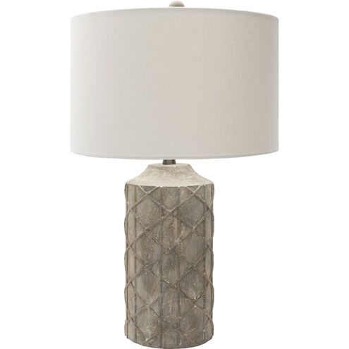 Brenda 26.75 inch 100 watt Taupe Table Lamp Portable Light