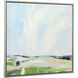 For His Glory Powder Blue and Silver Framed Landscape Art