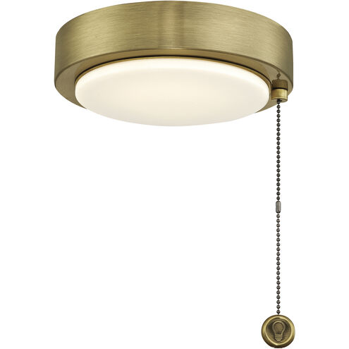 Levon AC 1 Light Antique Brass Fan Light Kit