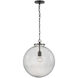 Thomas O'Brien Katie LED 16 inch Bronze Globe Pendant Ceiling Light, Large