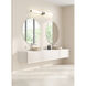 Solange LED 40.5 inch Brushed Nickel Bath Vanity Wall Light