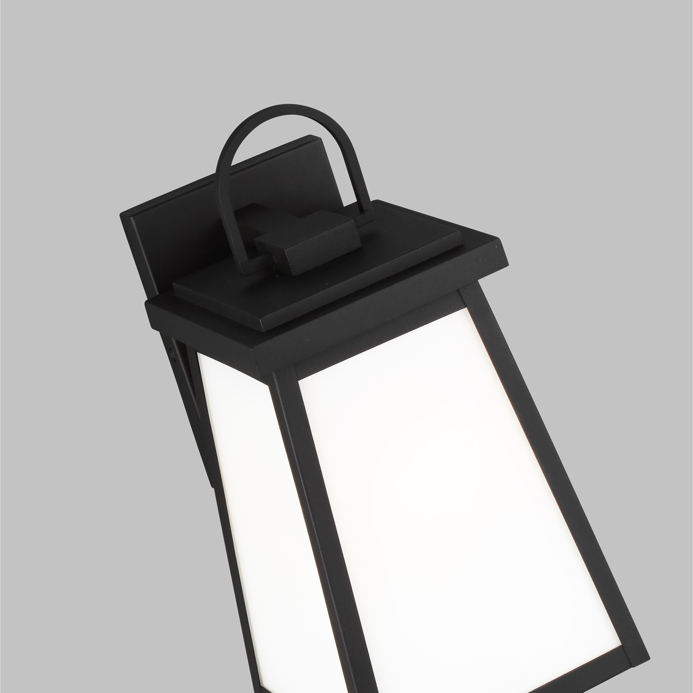 Founders 1 Light 14.25 inch Black Outdoor Wall Lantern