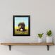 Ball Hog No. 2 11 X 9 inch Non-Glass Framed Art, Propac