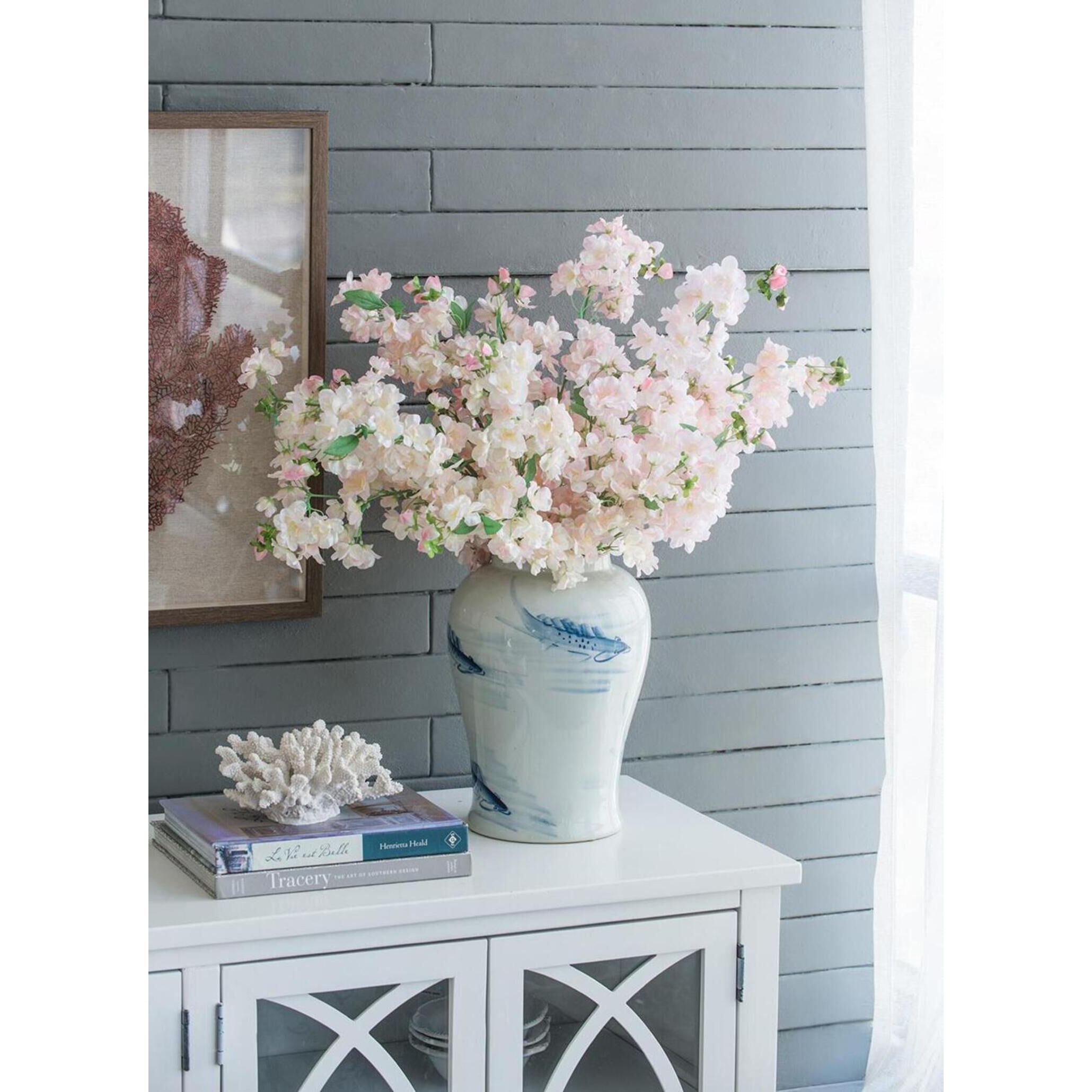 Koi 18.9 X 9.4 inch Vase