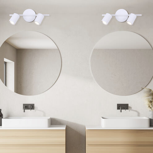 Rexton 2 Light White Track Lighting Ceiling Light