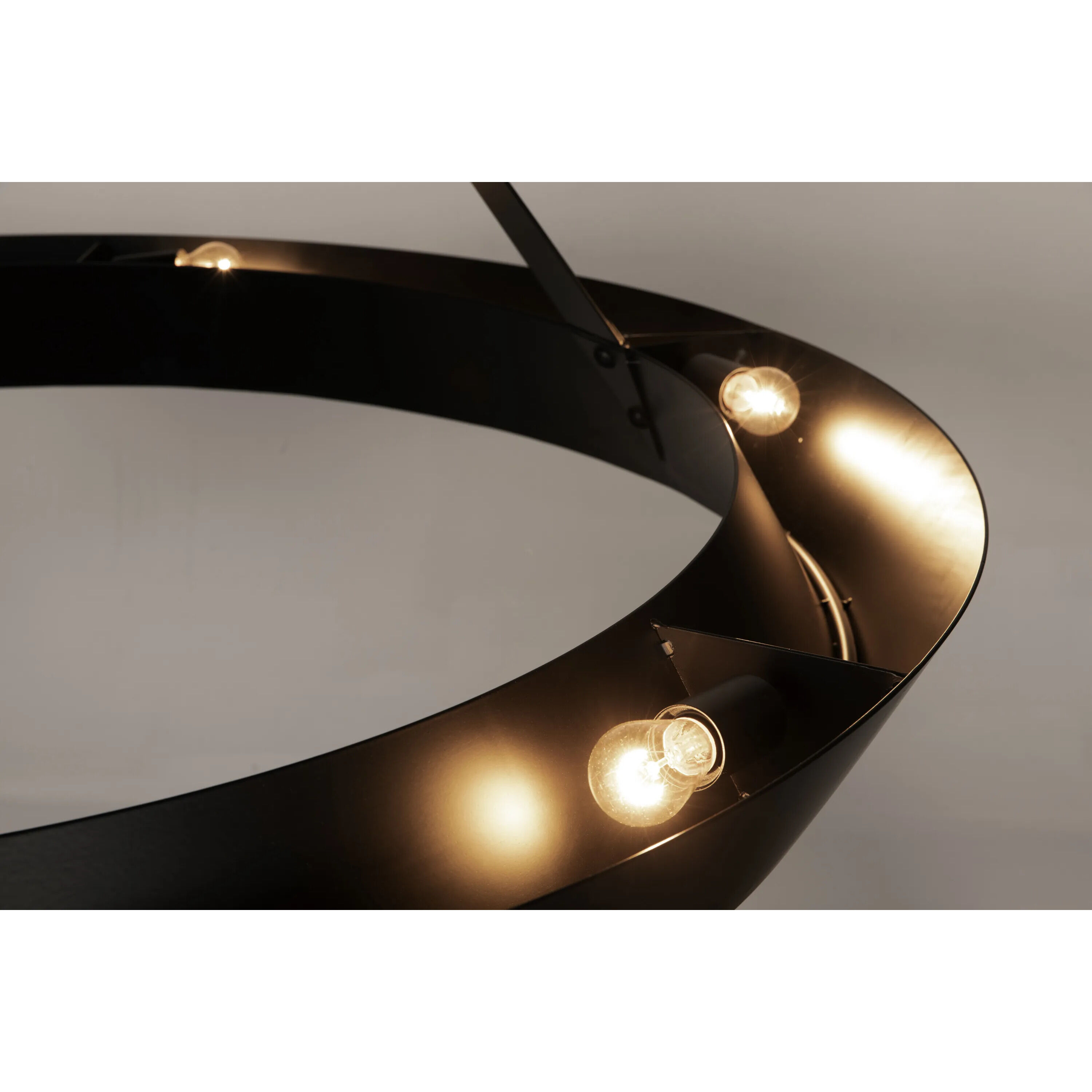 Swan 6 Light 53 inch Matte Black Chandelier Ceiling Light