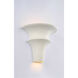AERIN Lakmos LED 11.5 inch Plaster White Sconce Wall Light, Small