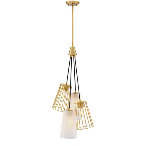 Liana 4 Light 14.5 inch Brushed Gold Chandelier Ceiling Light
