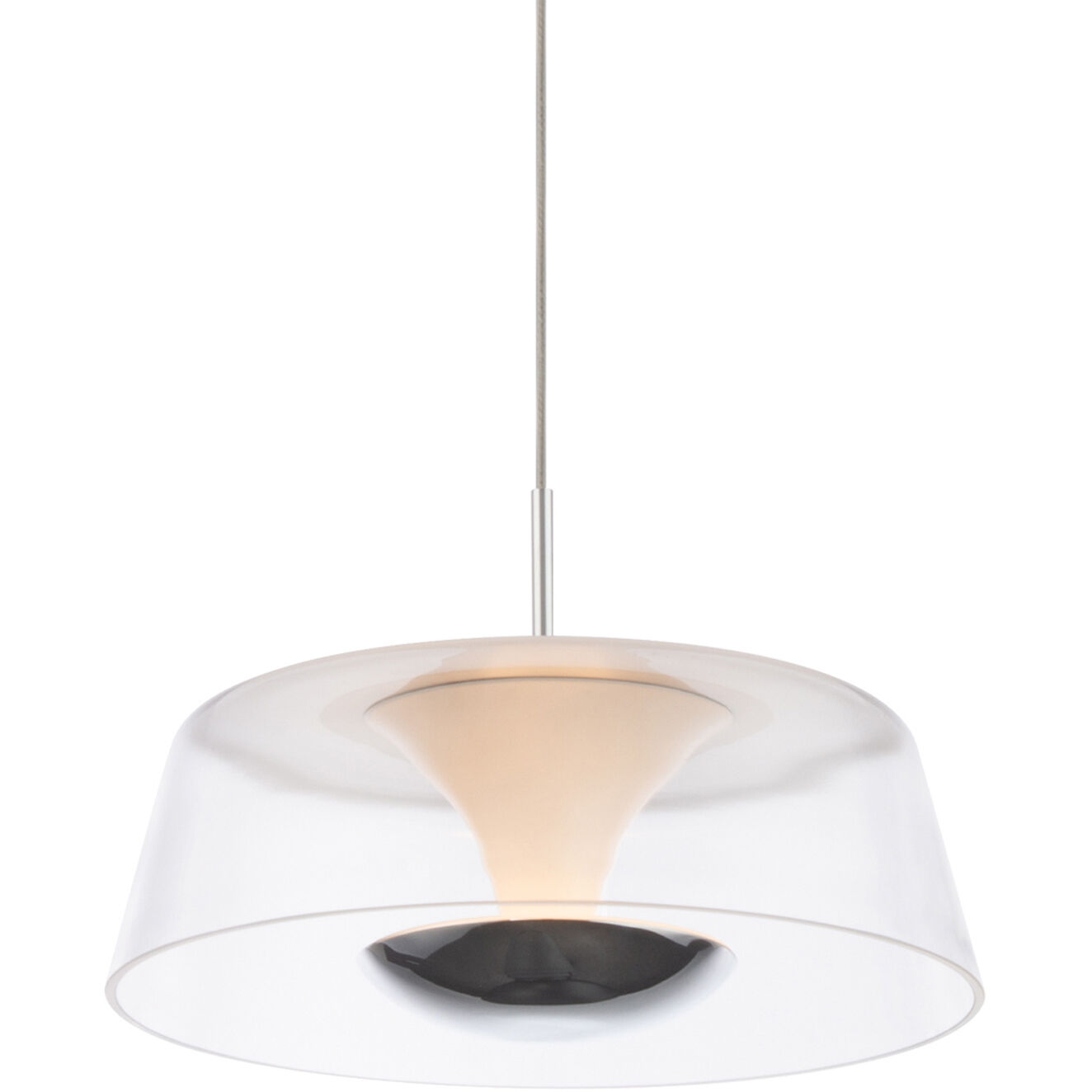 Branwen LED 9 inch Chrome Mini-Pendant Ceiling Light, dweLED
