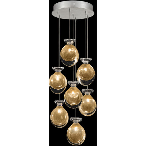 Essence 7 Light 13.5 inch Silver Pendant Ceiling Light