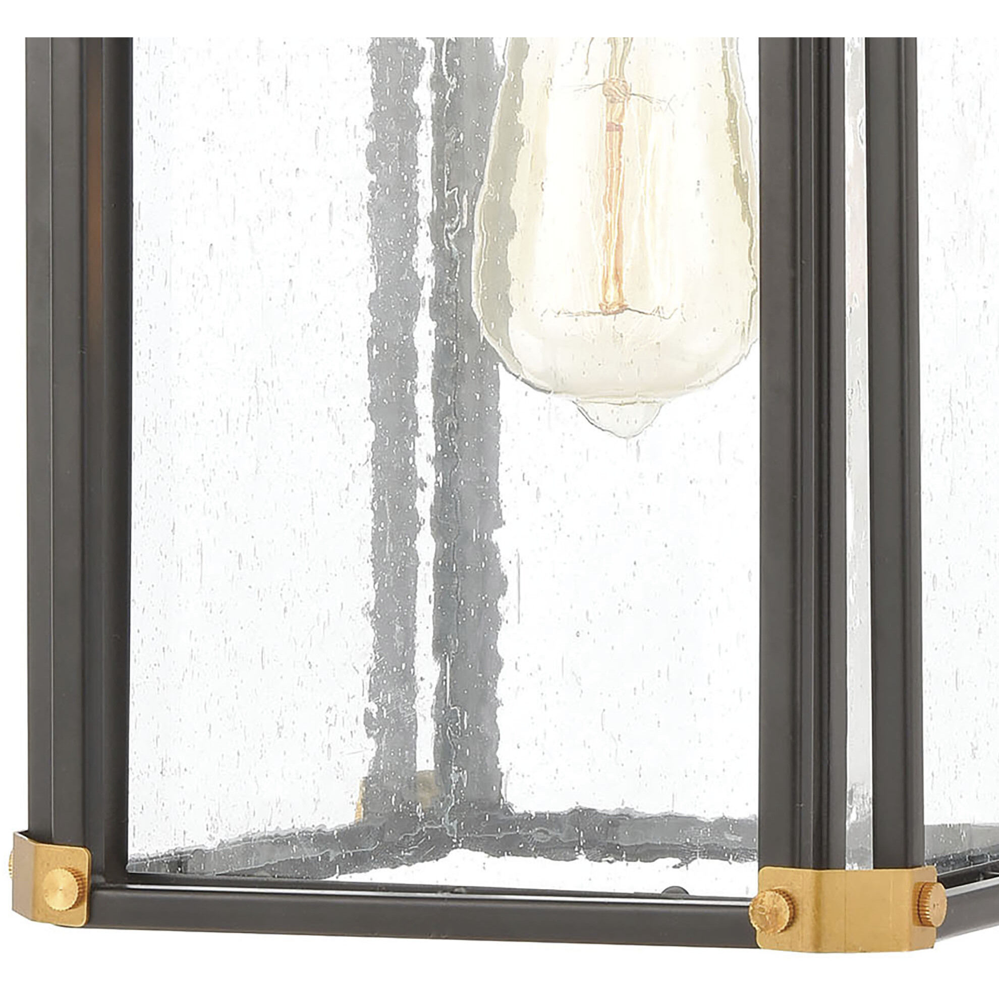 Vincentown 1 Light 14 inch Matte Black Outdoor Sconce