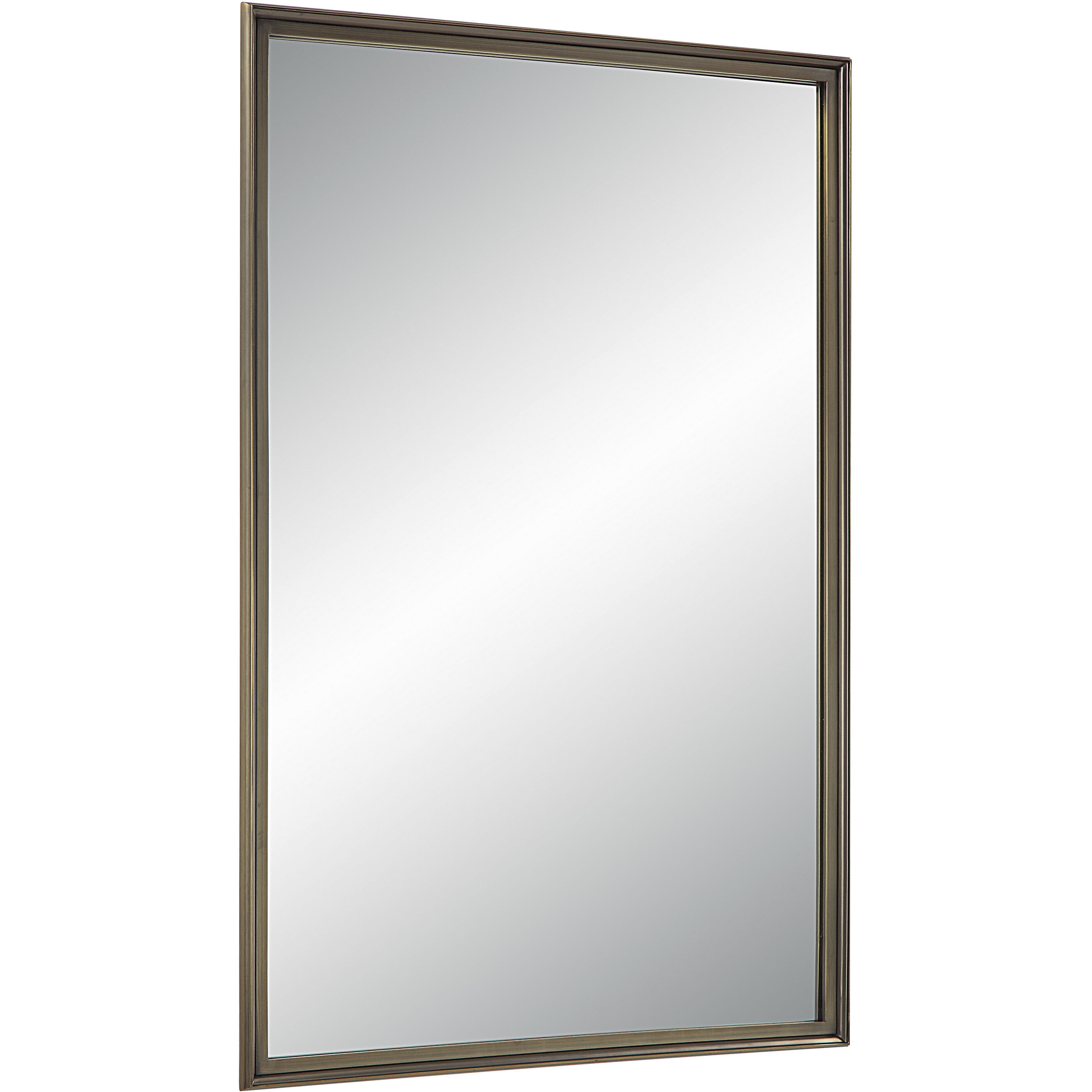 Sandcastle 36 X 24 inch Antique Brushed Brass Wall Mirror