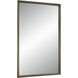 Sandcastle 36 X 24 inch Antique Brushed Brass Wall Mirror