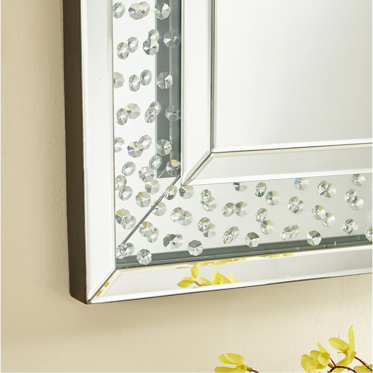 Sparkle 36 X 24 inch Clear Wall Mirror Home Decor