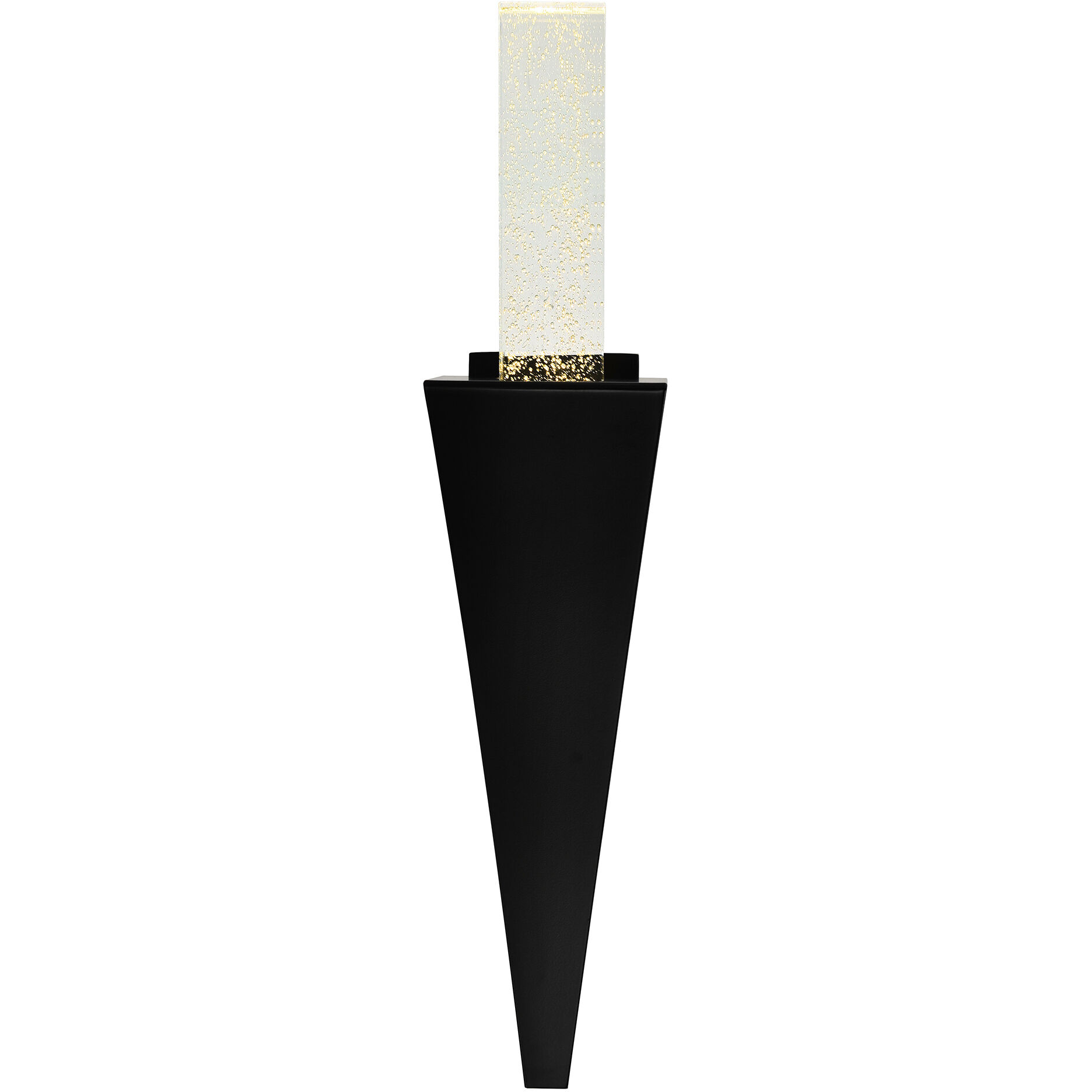 Catania LED 7 inch Black Wall Light