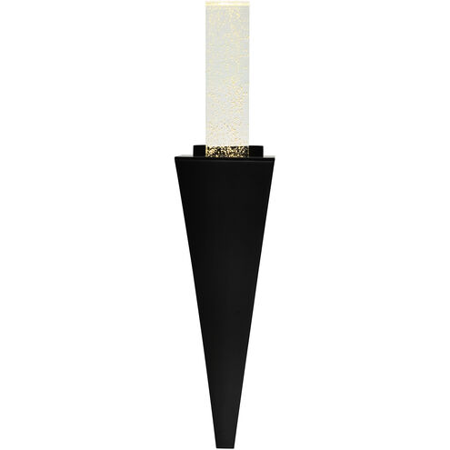 Catania LED 7 inch Black Wall Light