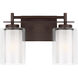 Elmwood Park 2 Light 13.25 inch Bronze Wall Bath Fixture Wall Light