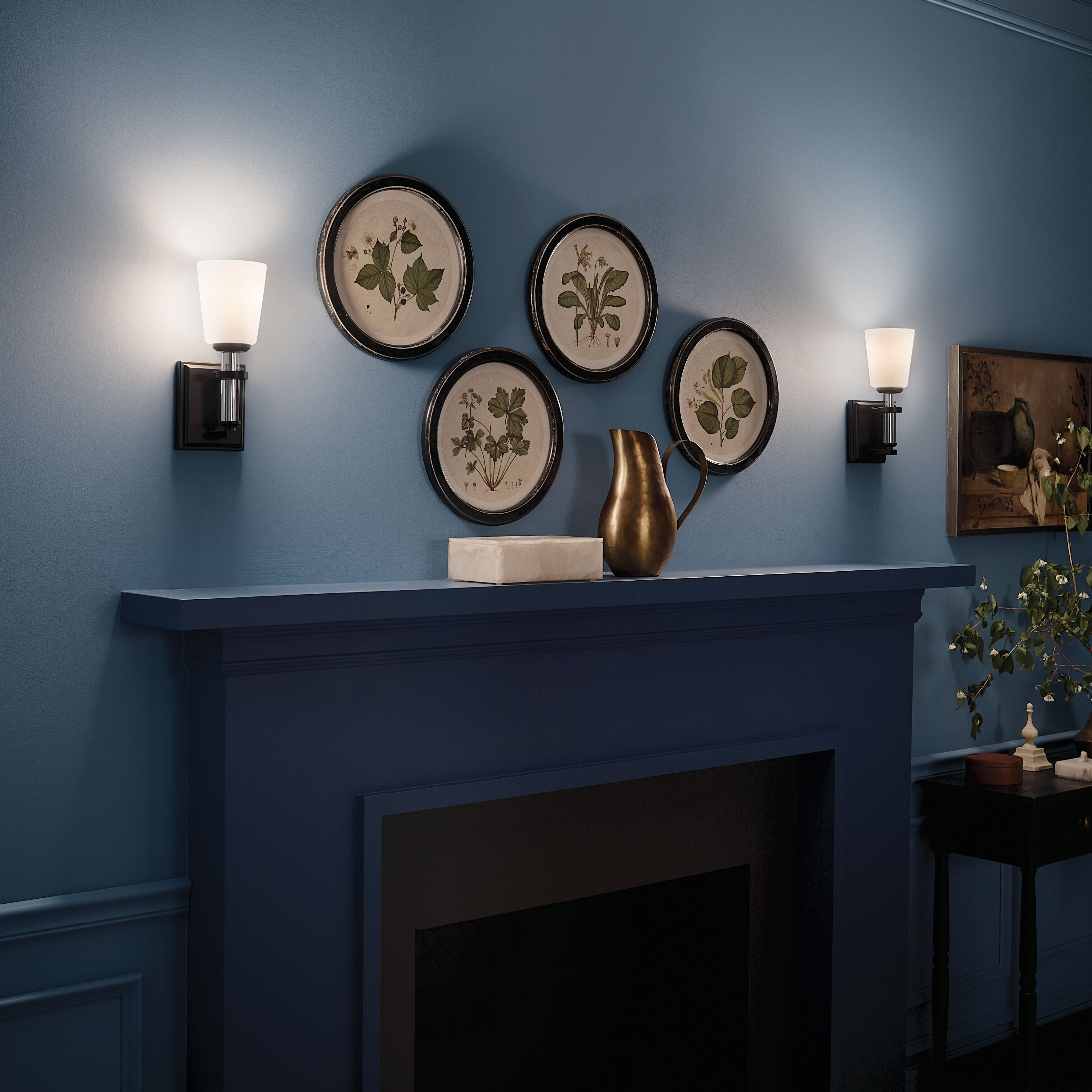 Rosalind 1 Light 5 inch Black Wall Sconce Wall Light