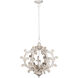 Country 4 Light 25.2 inch Vintage White Pendant Ceiling Light