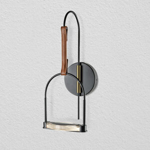Artisan Collection/RAVENNA Series 8 inch Black Wall Sconce Wall Light