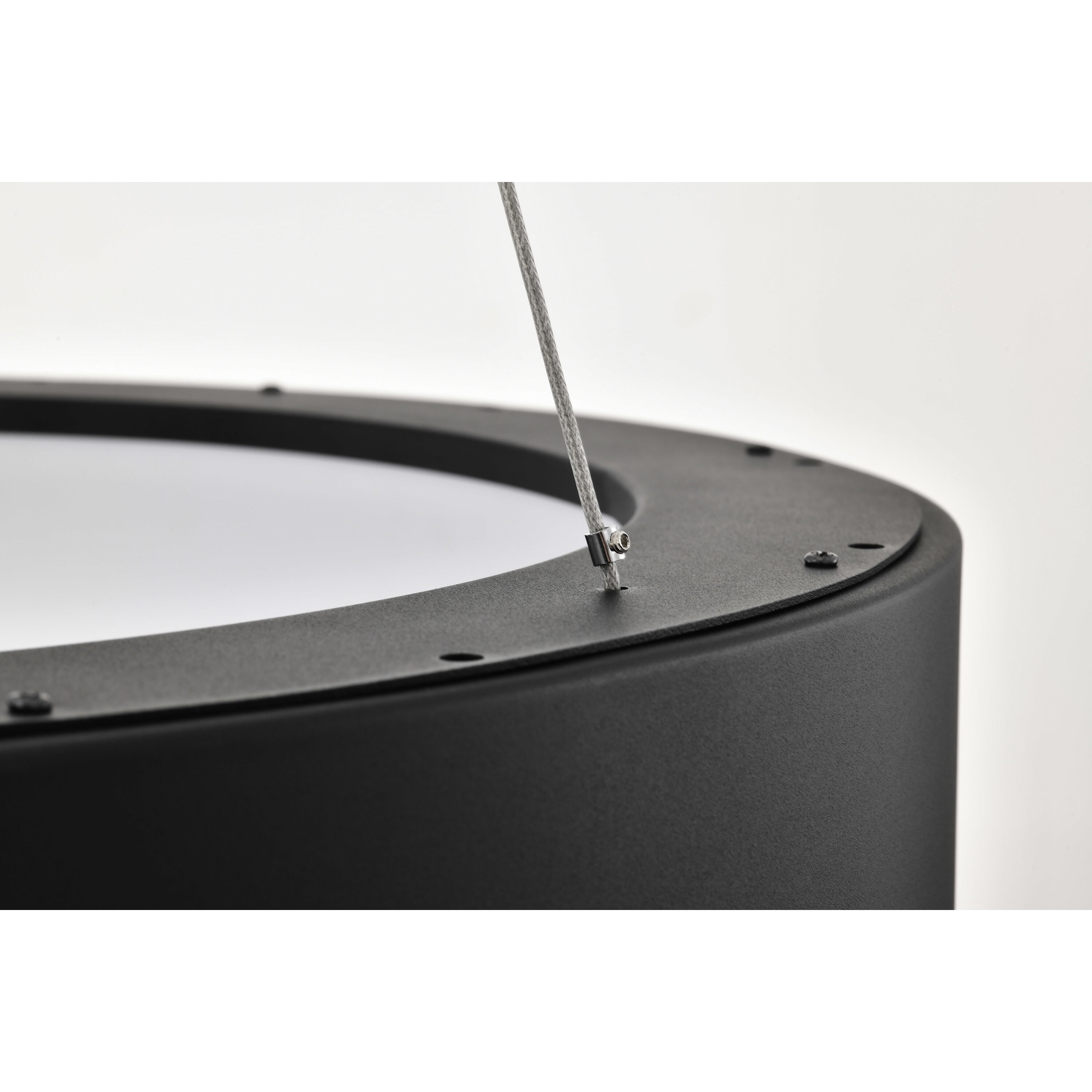 Orbit LED 23.5 inch Black Pendant Ceiling Light