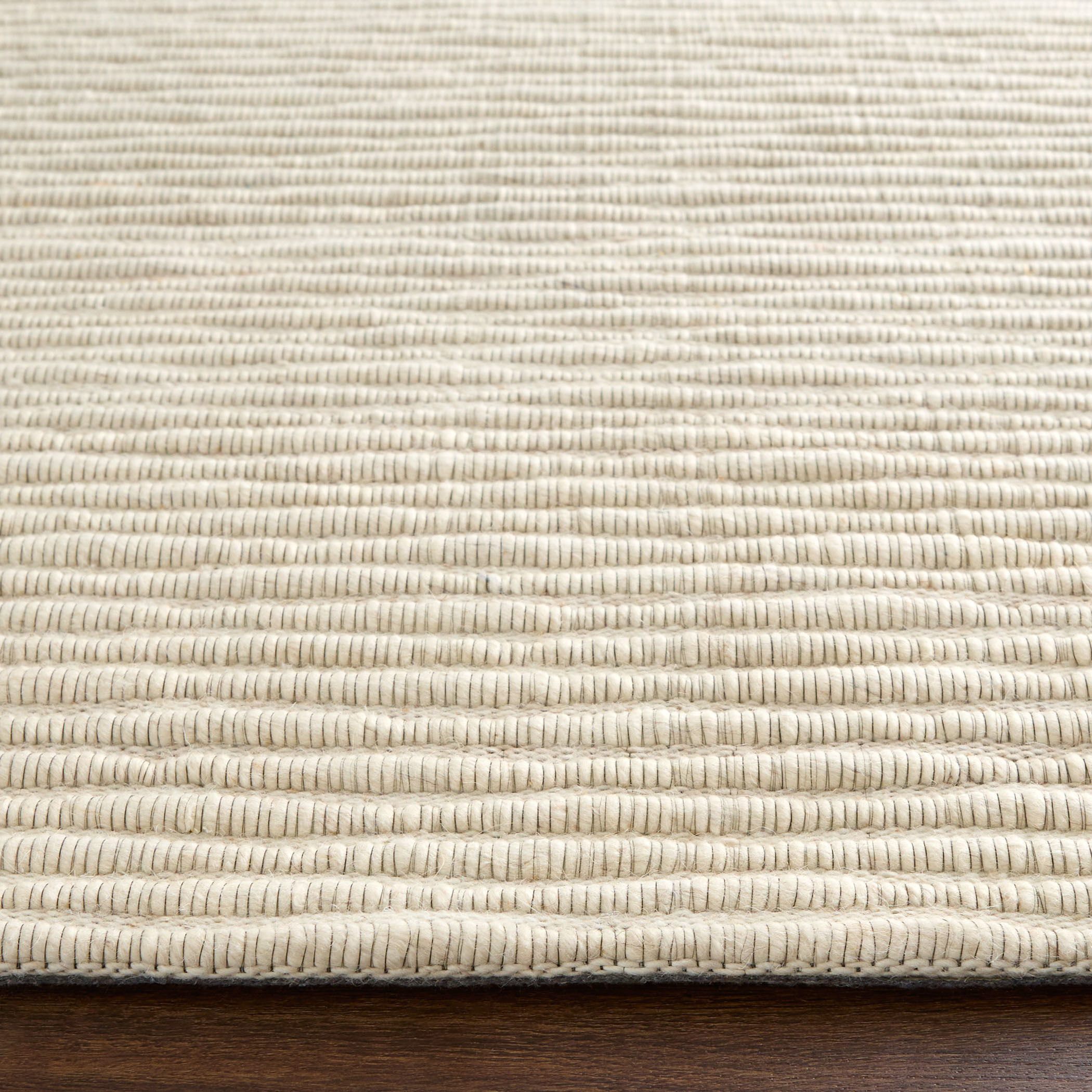 Natural Luxe 36 X 24 inch White/Ivory Rug in 2 x 3