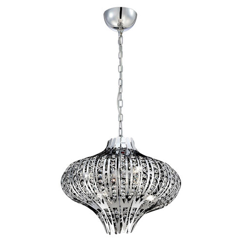 Monica 6 Light 20 inch Chrome Chandelier Ceiling Light