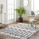 Polaris 84 X 62 inch Light Grey Rug, Rectangle