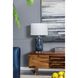 Ellis 28 inch 60 watt Blue/Cream Table Lamp Portable Light