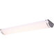 Glamour LED 11.26 inch Brushed Nickel Oval Flush Mount Ceiling Light