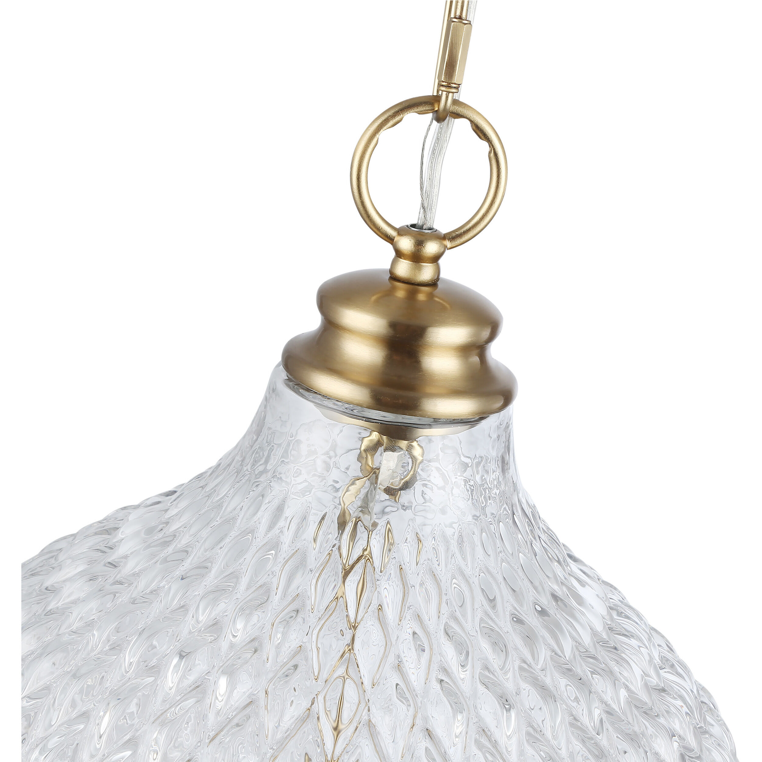 Adeline Pendant Ceiling Light in Modern Brushed Gold