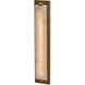 Gypsum Wall Sconce Wall Light in True Brass