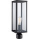 Oxford 1 Light 19 inch Black Outdoor Postmount Lantern