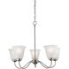 Conway 5 Light 26 inch Brushed Nickel Chandelier Ceiling Light in Incandescent