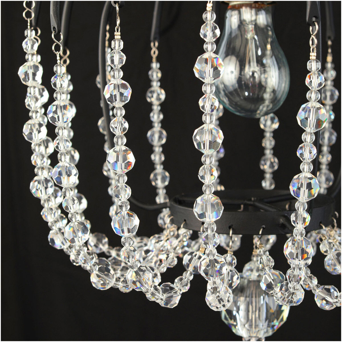 Voliere 1 Light 12.5 inch Gold Pendant Ceiling Light in Matte Black