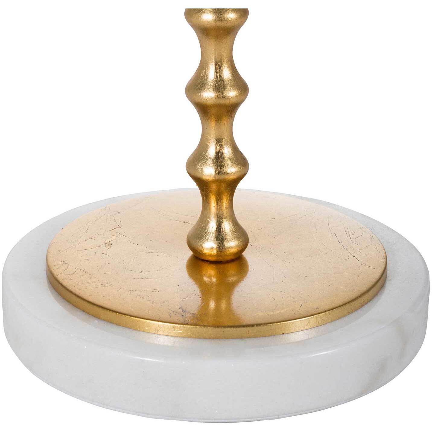 Addie 34.25 inch Gold Leaf Table Lamp Portable Light