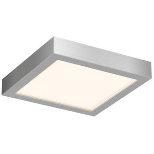 Delta LED 6 inch Satin Nickel Flushmount Ceiling Light, Indoor/Outdoor