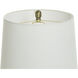 Lagrange 30 inch 100.00 watt Dark Green and Brushed Brass Table Lamp Portable Light