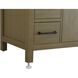 Nathan 48 X 34 inch Chestnut Brown Bathroom Vanity Cabinet in Not Included