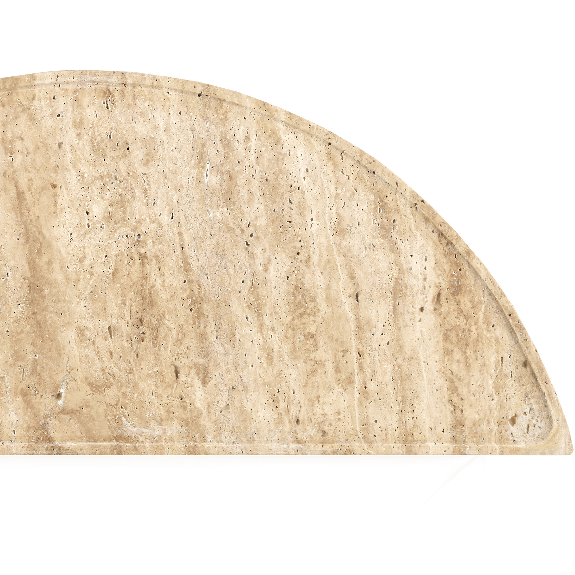 Boyles 14 inch Natural/Black Demi-Lune