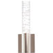 Cru LED 4 inch Polished Nickel ADA Wall Sconce Wall Light, Beyond