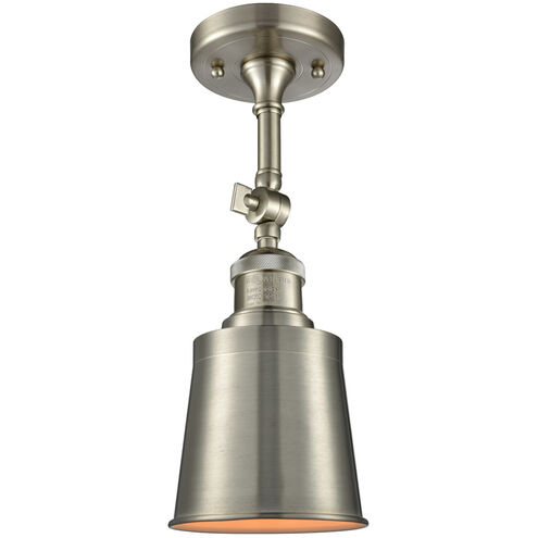 Franklin Restoration Addison LED 5 inch Brushed Satin Nickel Sconce Wall Light, Franklin Restoration