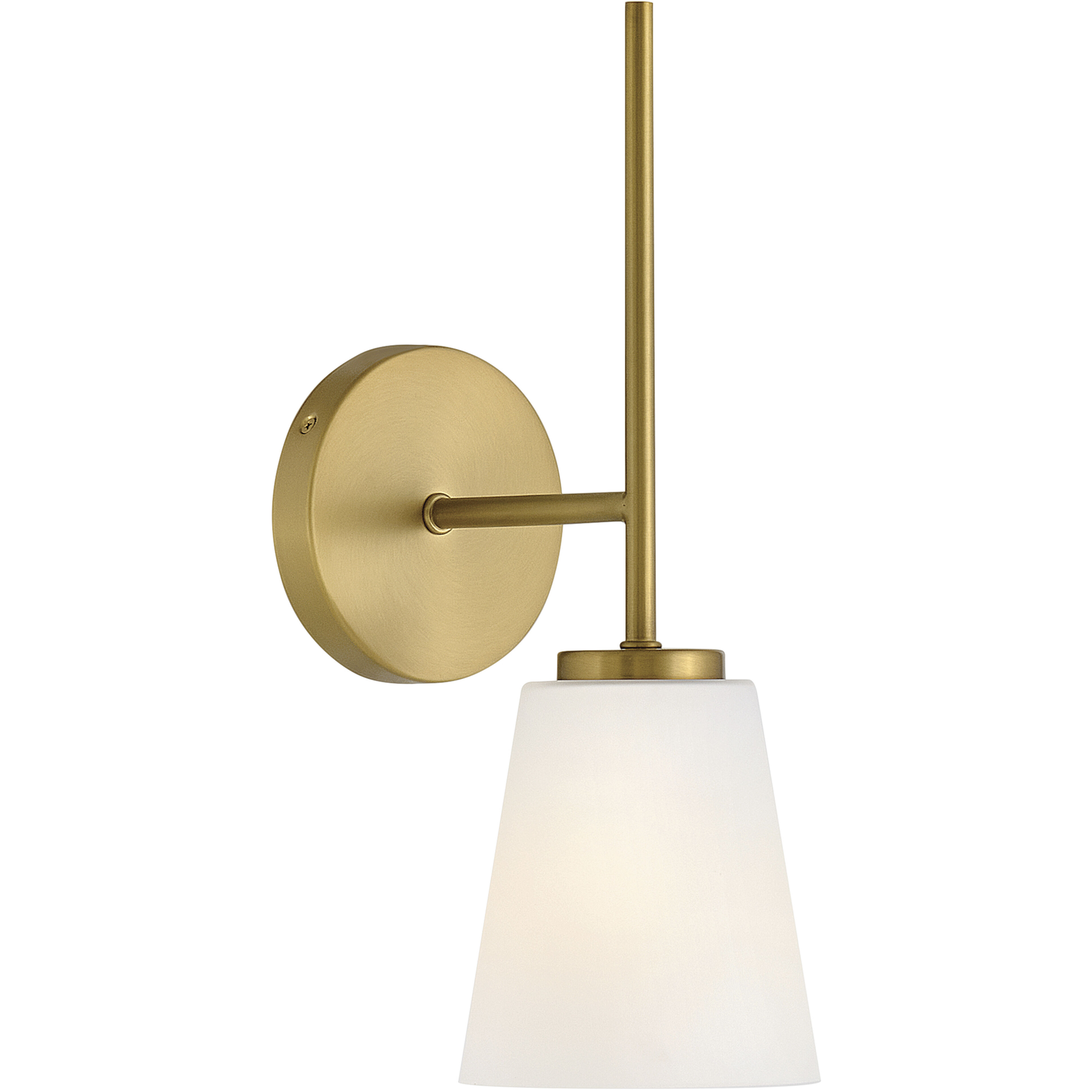 Bri 1 Light 8.25 inch Lacquered Brass Bath Light Wall Light