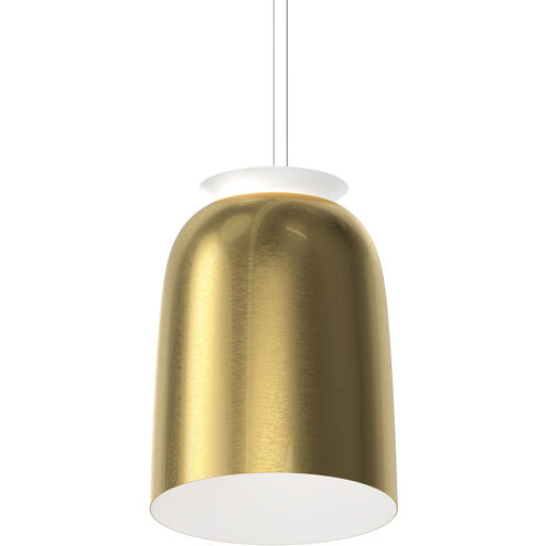 Belle Flare 1 Light 19.5 inch Brass Pendant Ceiling Light