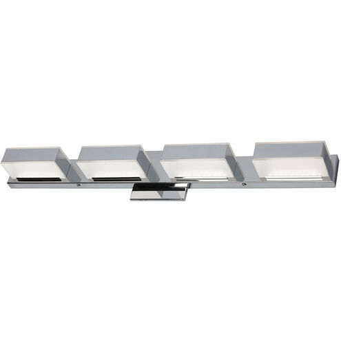 Modern LED 27 inch Polished Chrome Vanity Light Wall Light